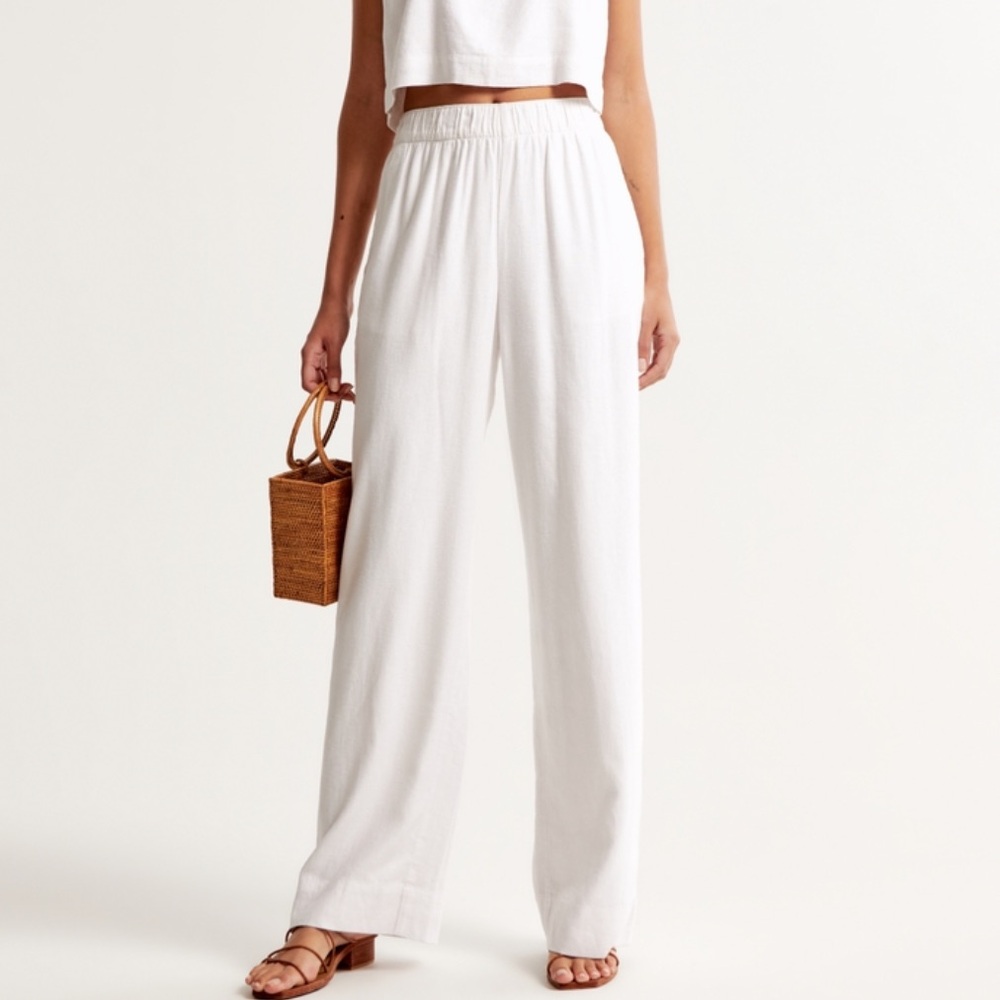 Abercrombie & Fitch Linen Pull on Pant